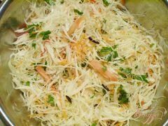 «Легкий овощной салат» - приготовления блюда - шаг 6