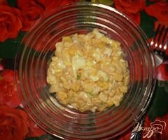 «Салат с тунцом и кукурузой» - приготовления блюда - шаг 4