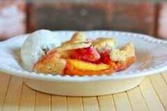 «Персиковый коблер» - приготовления блюда - шаг 9