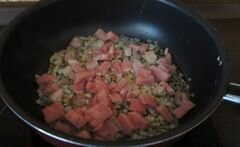 «Ризотто с грибами, стручковой фасолью и мясом» - приготовления блюда - шаг 2
