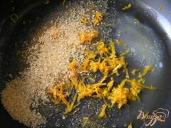«Блинчики с творогом, запеченные в сливках, с бруснично-апельсиновым соусом» - приготовления блюда - шаг 9