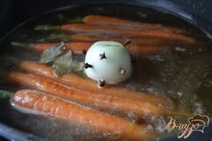 «Молодая морковь на гарнир» - приготовления блюда - шаг 2