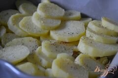 «Запеканка из картофеля со сливками» - приготовления блюда - шаг 4