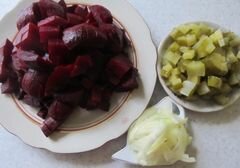 «Cвекольный салатик» - приготовления блюда - шаг 2