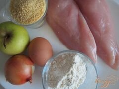 «Куриные тефтельки с яблоком и крупой» - приготовления блюда - шаг 1