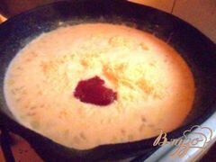 «Запеканка из макарон с индейкой в сырном соусе.» - приготовления блюда - шаг 5