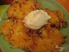 «Картофельно-капустные оладьи» - приготовления блюда - шаг 5