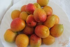 «Замороженные абрикосы» - приготовления блюда - шаг 1