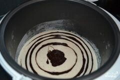 «Кекс мраморный в мультиварке» - приготовления блюда - шаг 10