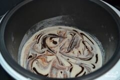 «Кекс мраморный в мультиварке» - приготовления блюда - шаг 11