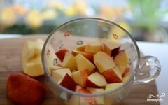 «Яблоки с йогуртом» - приготовления блюда - шаг 2