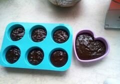 «Шоколадные кейки с перцем чили» - приготовления блюда - шаг 8