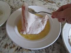 «Куриные грудки с сыром и шпинатом» - приготовления блюда - шаг 7