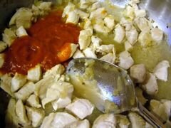 «Курица с пастой в сливочном соусе» - приготовления блюда - шаг 15