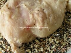 «Куриные грудки в ореховой панировке с кунжутом» - приготовления блюда - шаг 3