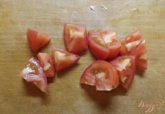«Салат с крымским луком и фетой» - приготовления блюда - шаг 2