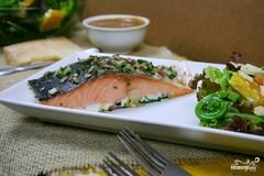«Запеченное филе лосося» - приготовления блюда - шаг 3