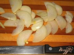 «Салат из курицы с фасолью и яблоком» - приготовления блюда - шаг 2