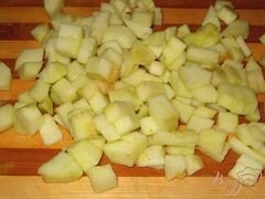 «Салат из курицы с фасолью и яблоком» - приготовления блюда - шаг 4