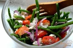 «Салат с зеленой фасолью» - приготовления блюда - шаг 4