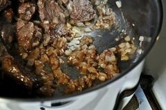 «Рагу из говядины и перловки» - приготовления блюда - шаг 1