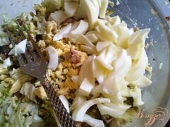 «Салат с сардинами» - приготовления блюда - шаг 10