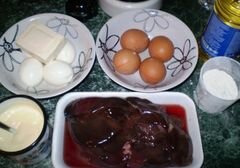 «Печеночный тортик» - приготовления блюда - шаг 1