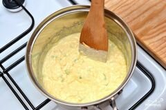 «Сырный соус для чипсов начос» - приготовления блюда - шаг 4