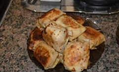 «Блины с сыром и соусом тартар» - приготовления блюда - шаг 10