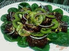 «Салат со свеклой и киви» - приготовления блюда - шаг 6