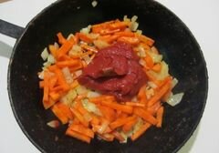 «Борщ с куриными шейками» - приготовления блюда - шаг 9