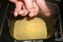«Кукурузный хлеб в хлебопечке» - приготовления блюда - шаг 7