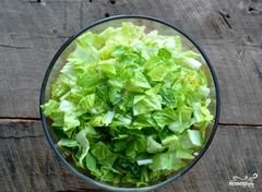 «Слоеный салат "Праздничный"» - приготовления блюда - шаг 5