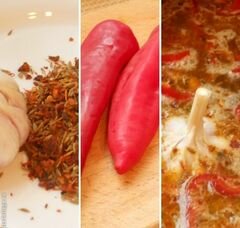 «Плов из красного риса» - приготовления блюда - шаг 2
