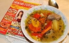 «Восточный суп "Шурпа"» - приготовления блюда - шаг 8