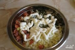 «Салат "Дальневосточный"» - приготовления блюда - шаг 6