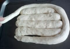 «Домашний хлеб из сыворотки и домашний творог» - приготовления блюда - шаг 7