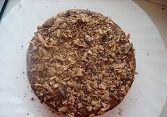 «Торт "Шоколад на кипятке" с творожным кремом» - приготовления блюда - шаг 10