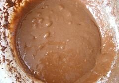«Торт "Шоколад на кипятке" с творожным кремом» - приготовления блюда - шаг 2
