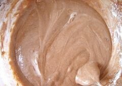 «Торт "Шоколад на кипятке" с творожным кремом» - приготовления блюда - шаг 4