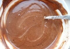 «Торт "Шоколад на кипятке" с творожным кремом» - приготовления блюда - шаг 9