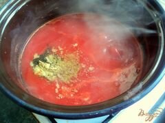«Домашний кетчуп из томатного сока» - приготовления блюда - шаг 3
