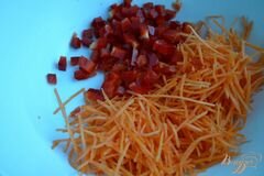 «Салат с консервированной семгой и овощами» - приготовления блюда - шаг 1