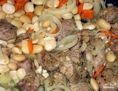 «Лобио с мясом» - приготовления блюда - шаг 3