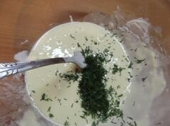 «Капуста брокколи в кляре» - приготовления блюда - шаг 3