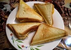 «Сэндвич с мясным паштетом» - приготовления блюда - шаг 6
