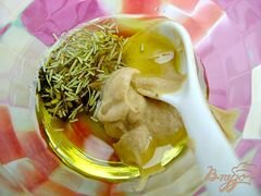 «Салат «Авангард» с пекинской капустой, брынзой и горчично-оливковой заправкой» - приготовления блюда - шаг 2