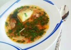 «Суп с овощами и пастой лингвини» - приготовления блюда - шаг 9