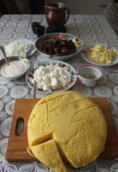 «Мамалыга по-молдавски» - приготовления блюда - шаг 9