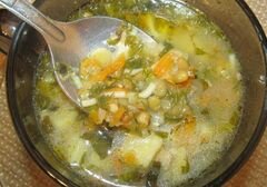 «Маш Угра (суп с машем и лапшой)» - приготовления блюда - шаг 4